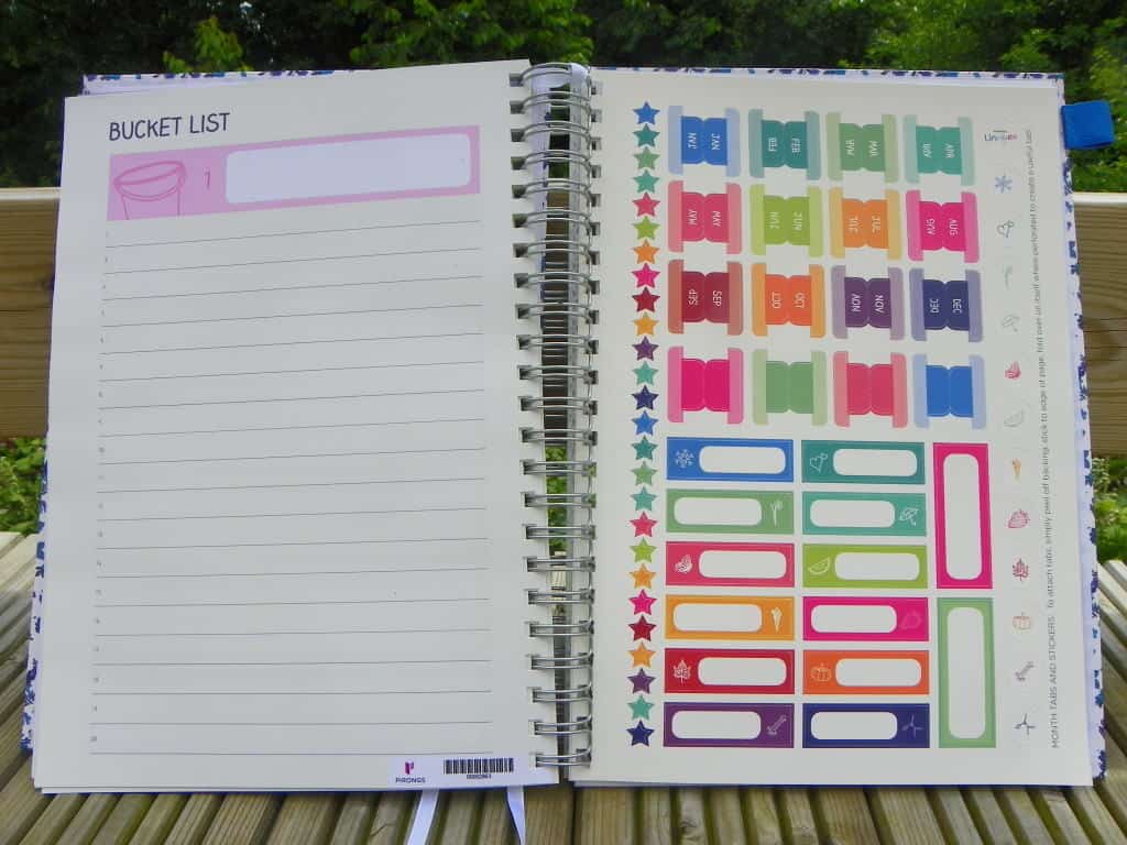 Pirongs personalised planner - review, discount code and giveaway