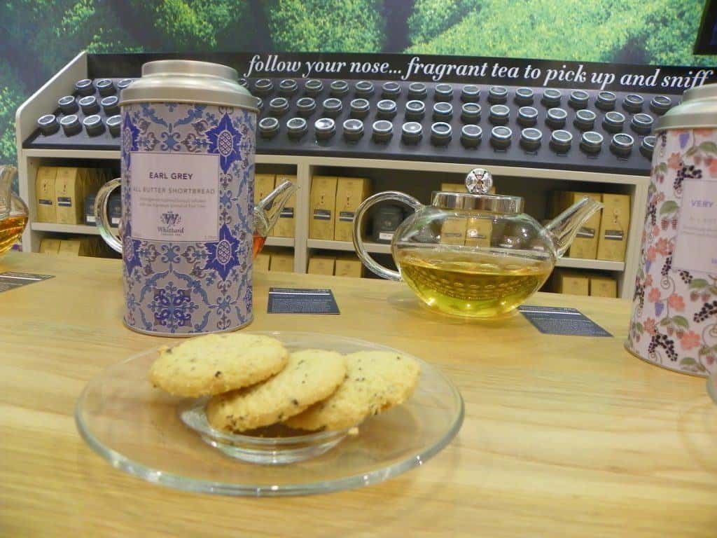 Tea Tasting at Whittards in Grand Central Birmingham
