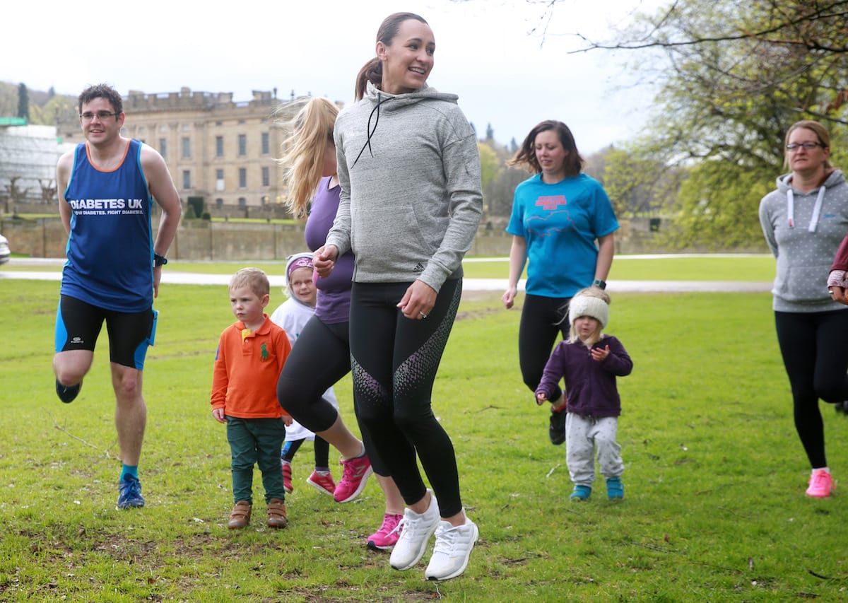 The day we went for a run with Dame Jessica Ennis-Hill. A training day involving running, HIIT fitness and a chat about heptathlon, sport in general and the amazing VitalityMove fitness and running festival taking place in Chatsworth and Windsor in July and September respectively. 