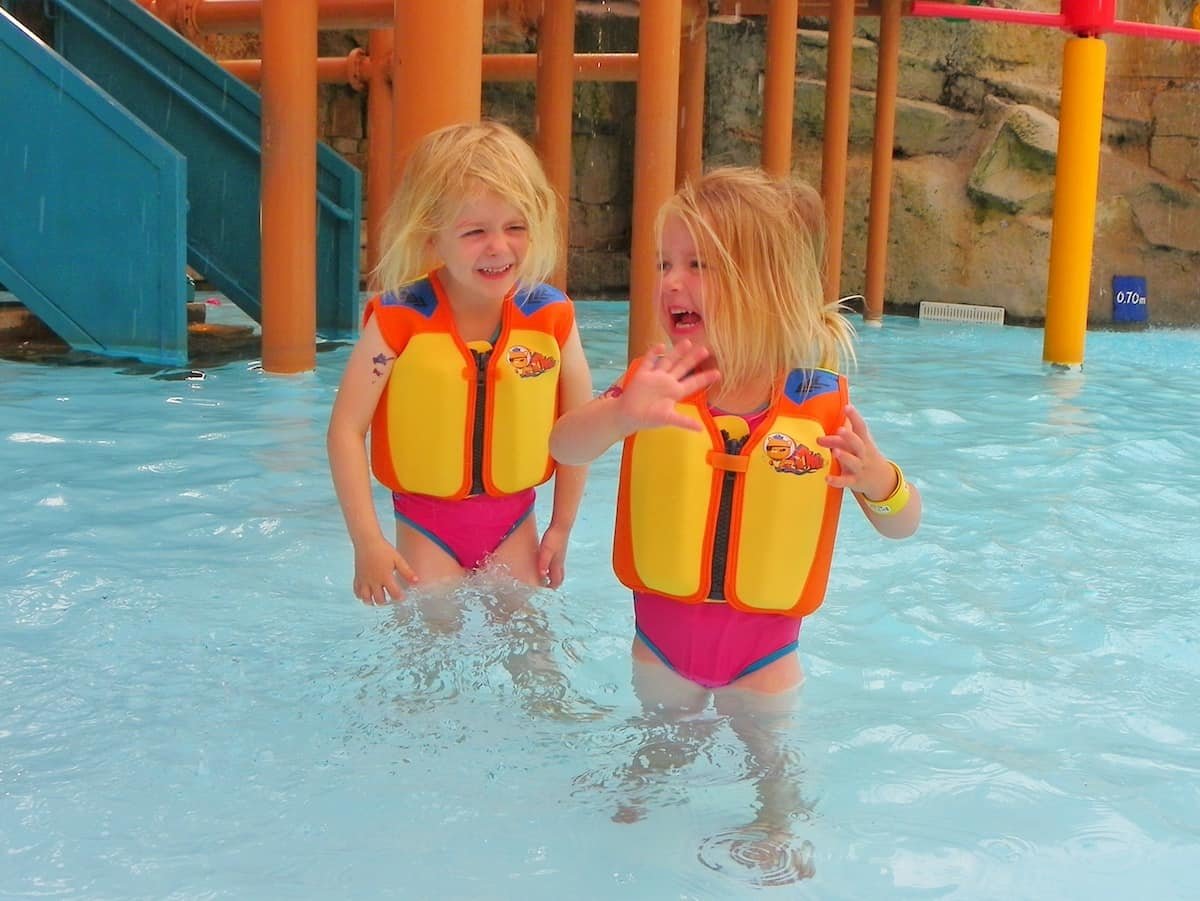 Putting our Konfidence swim jackets to the test at Alton Towers waterpark