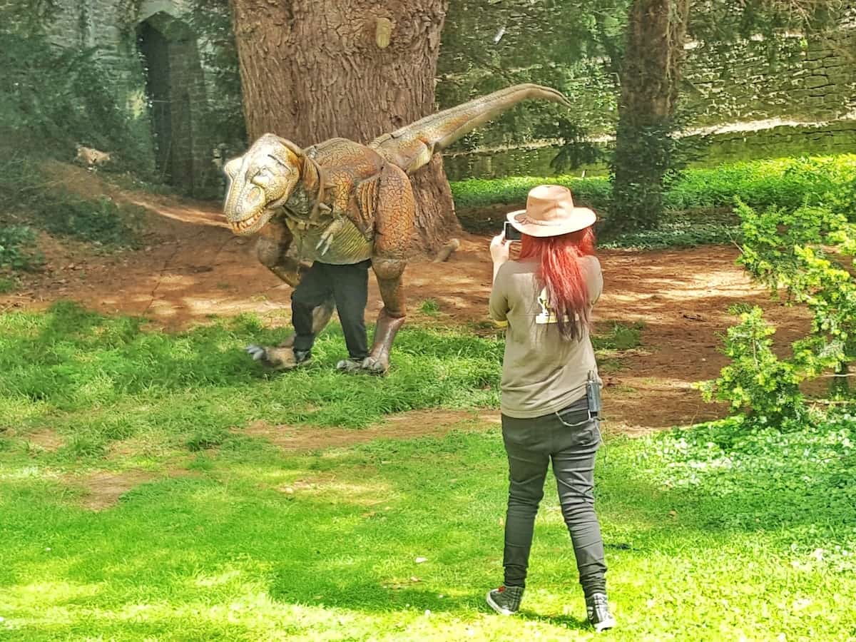 Dinosaurs at Eastnor Castle