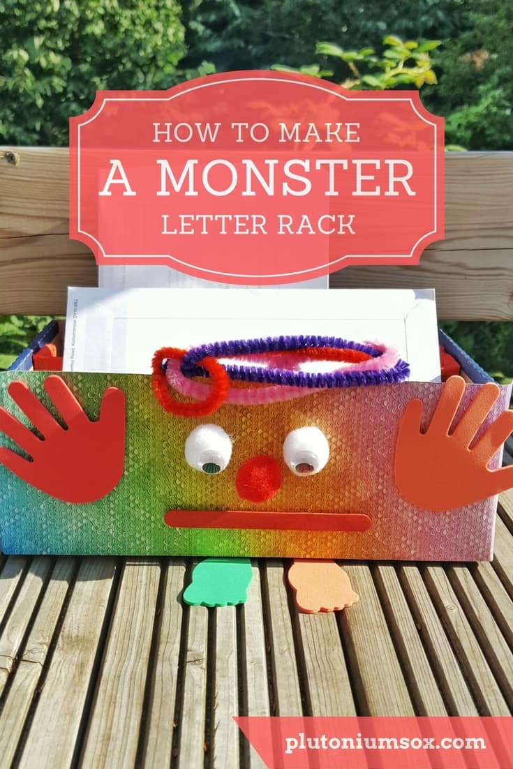 How to make a monster letter rack - Plutonium Sox