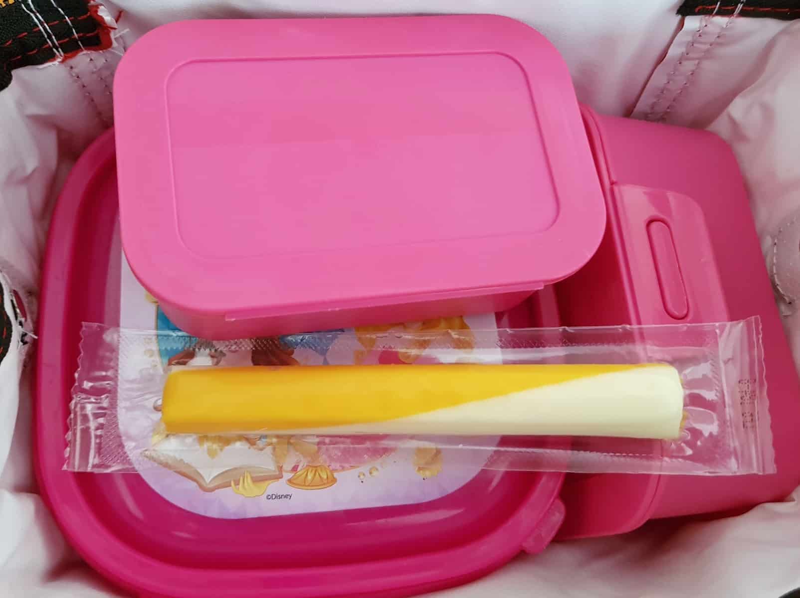 Pik-Nik cheese sticks in a lunchbox