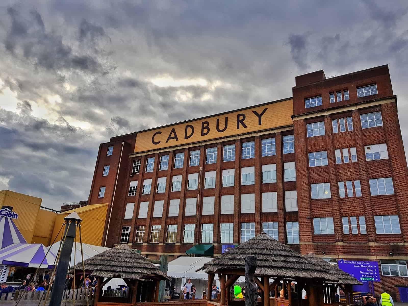 A family day out at Cadbury World Birmingham outside of factory