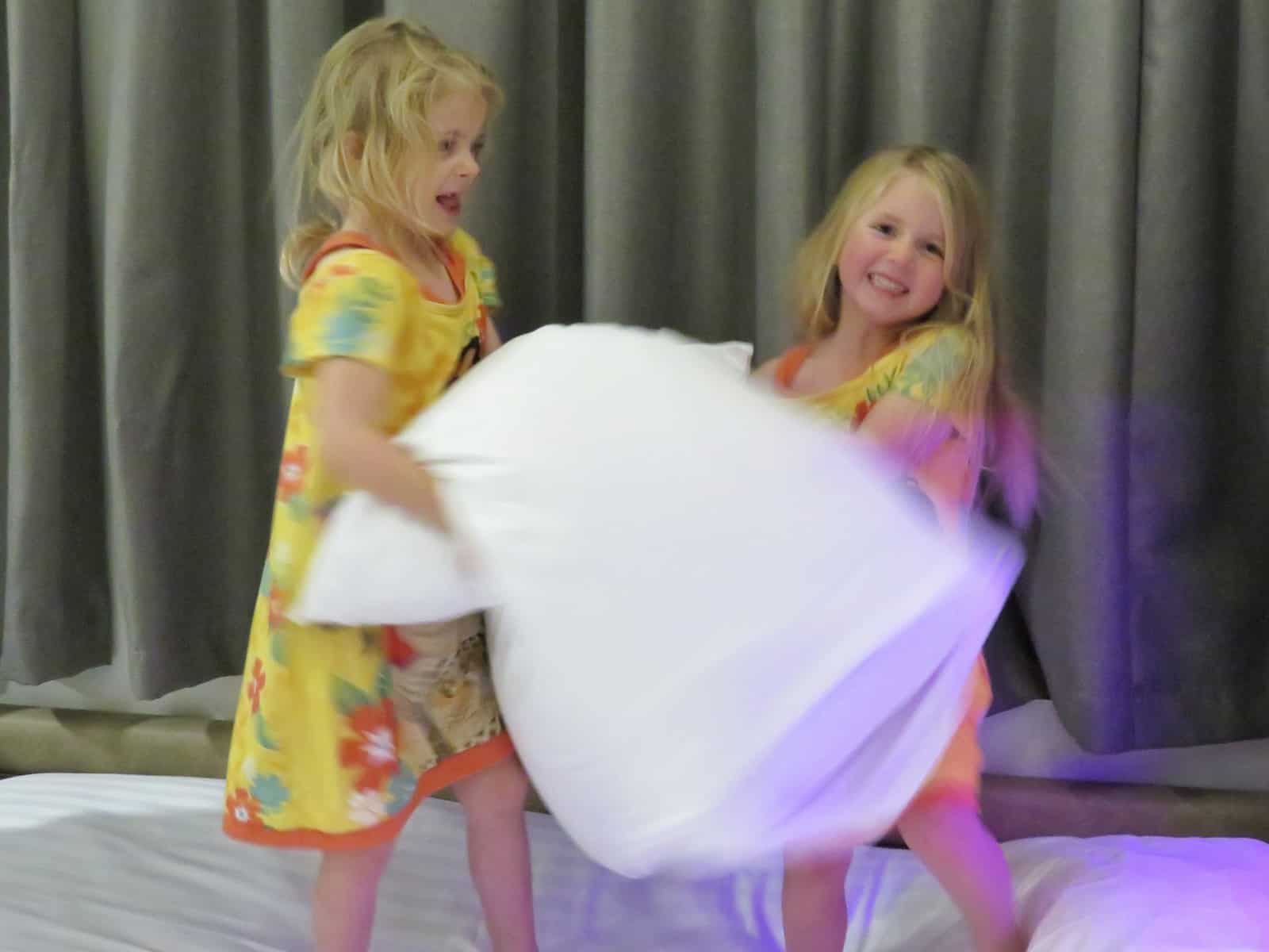 Roomzzz Manchester Corn Exchange pillow fight