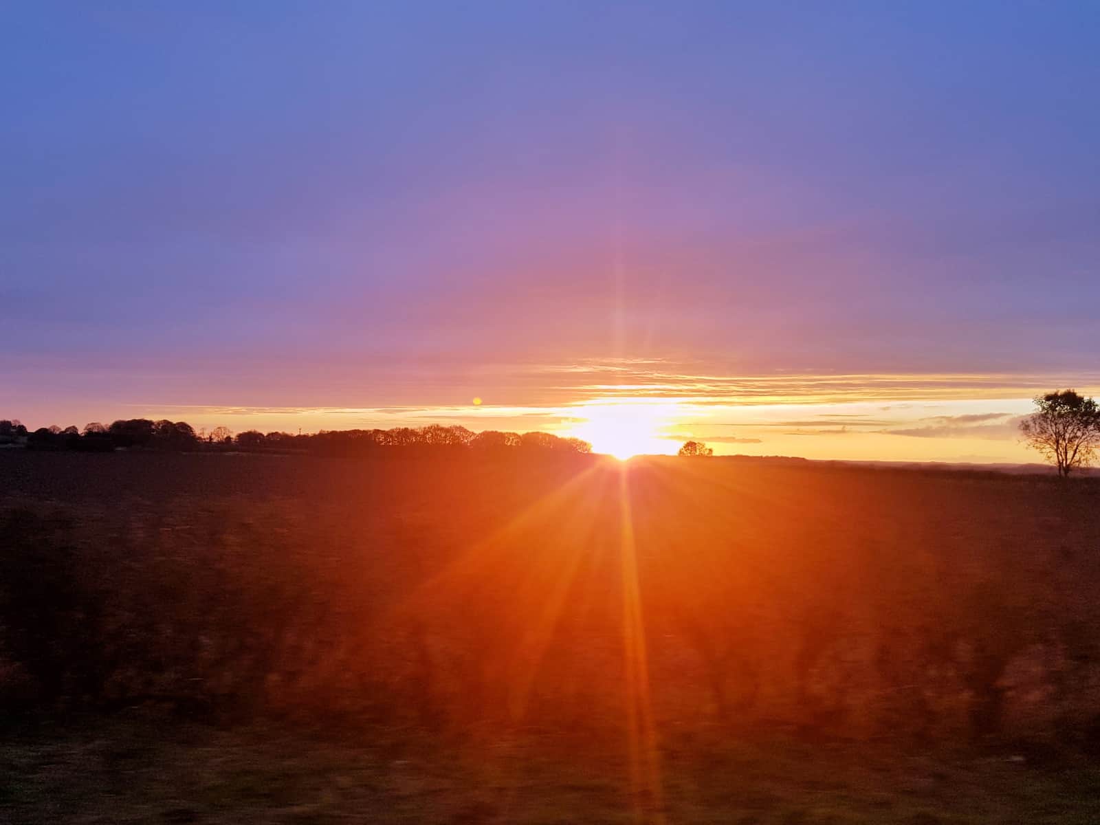 Lincolnshire Wolds sunset