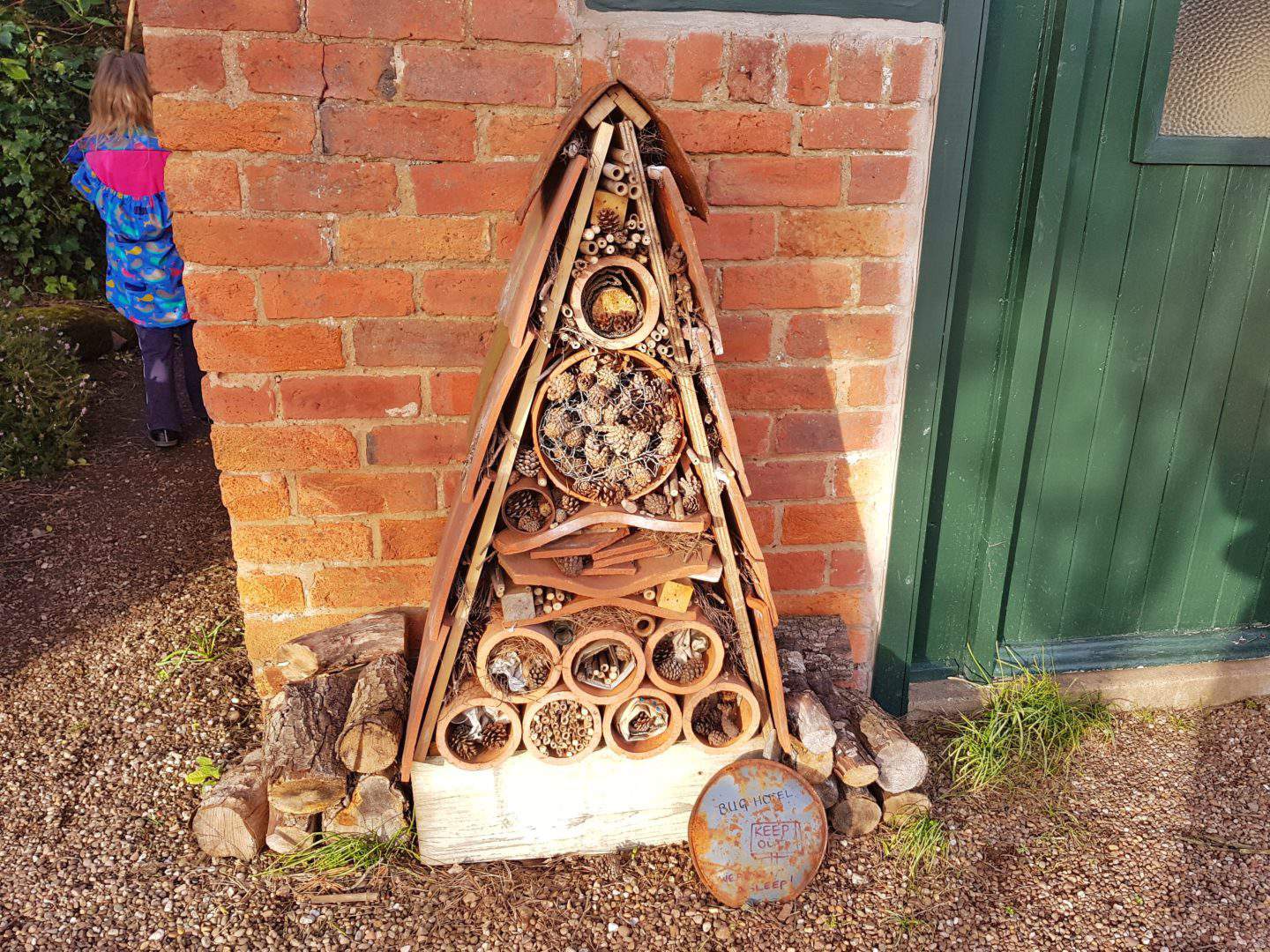 The Firs National Trust in Worcestershire bug hotel