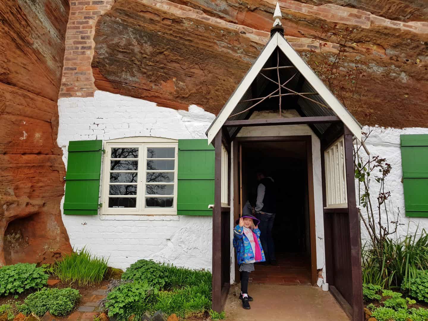 Kinver Edge and the Rock Houses National Trust West Midlands Entrance to rock house