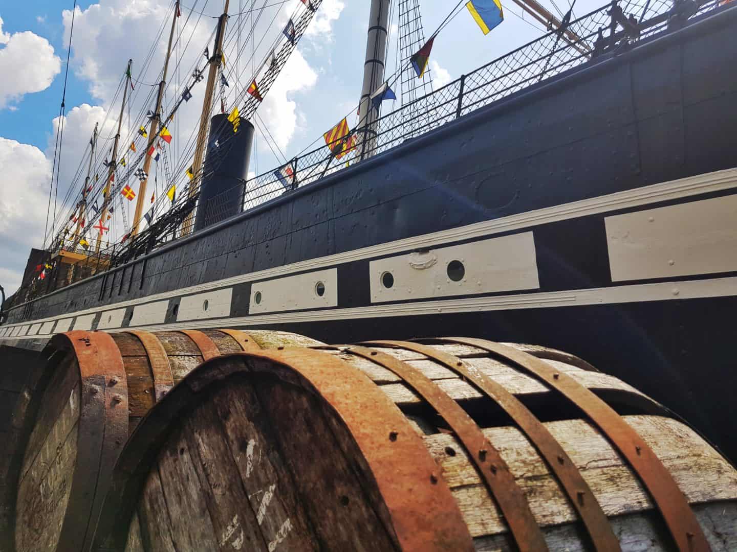 side view of SS Great Britain