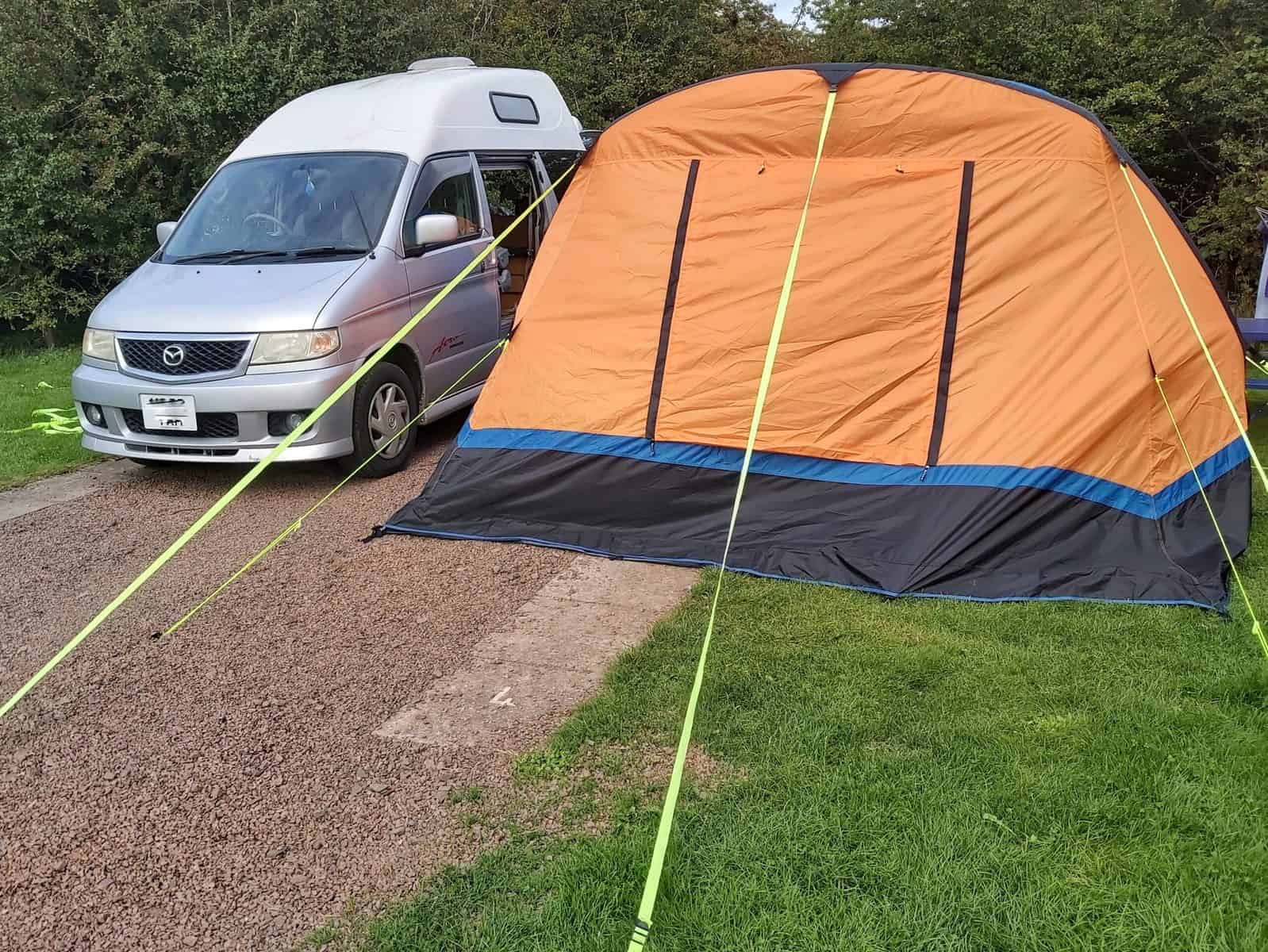 Olpro Cocoon Breeze inflatable drive away campervan awning review [AD]