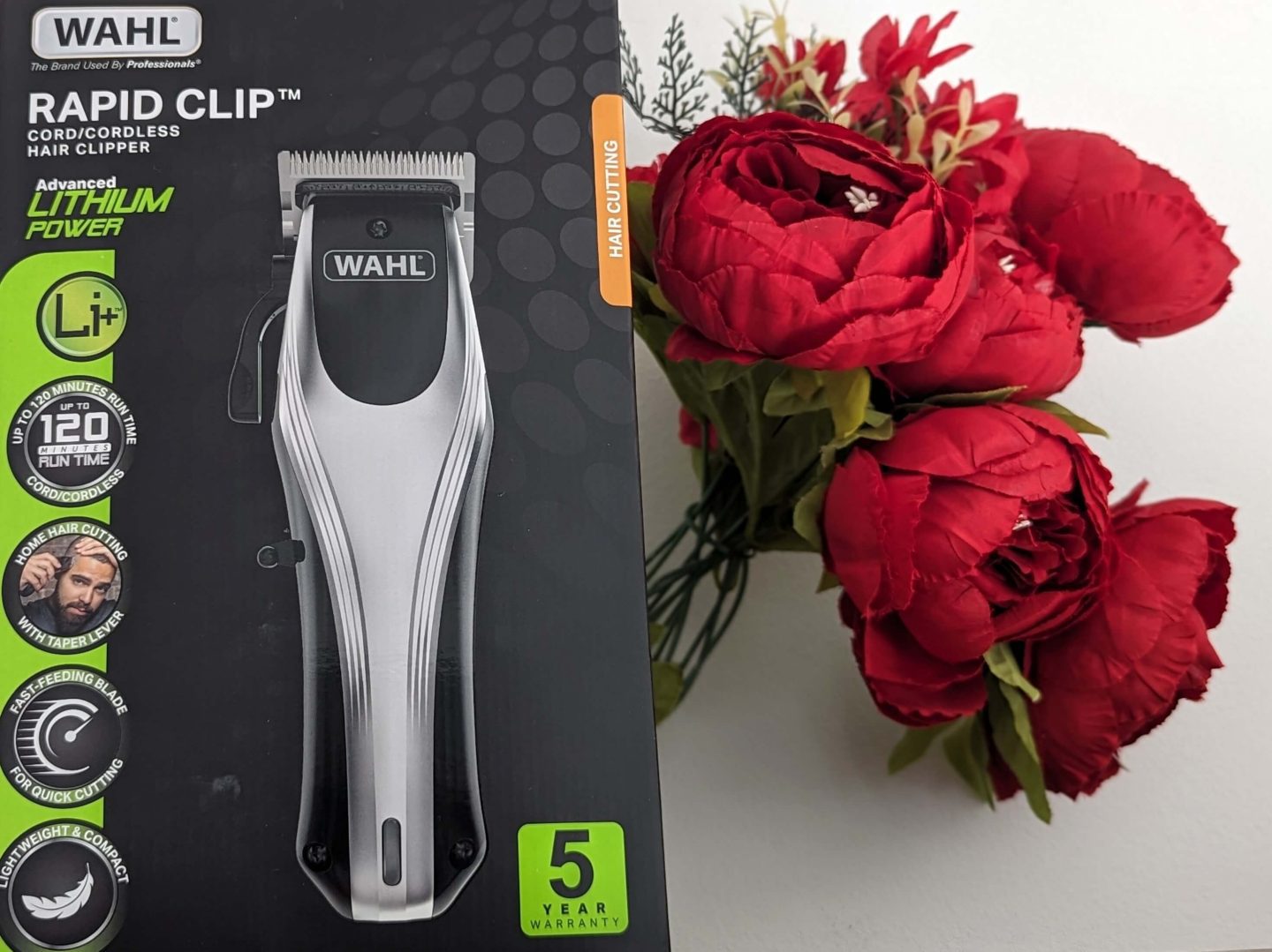 Wahl Rapid Clip Cord and Cordless Hair Clipper