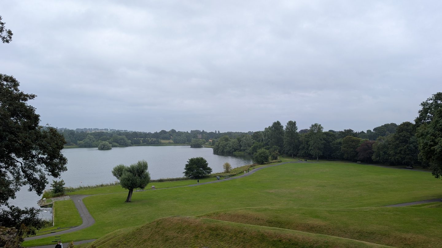 View of Linlithgow Loch taken from Linlithgow Palace