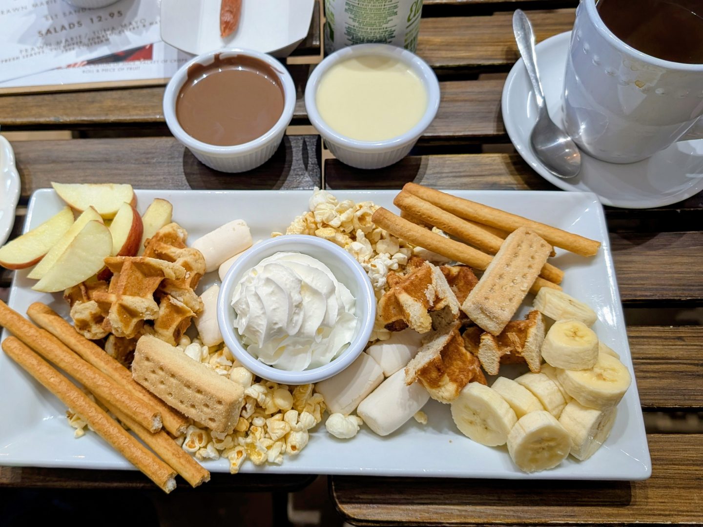 Choccotastic dog friendly café Malvern chocolate dipping platter